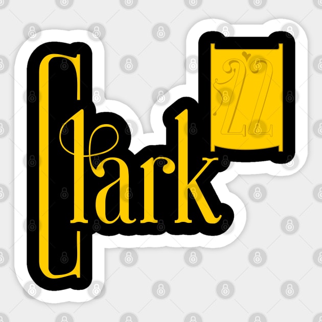 Clark 22 Sticker by Nana On Here